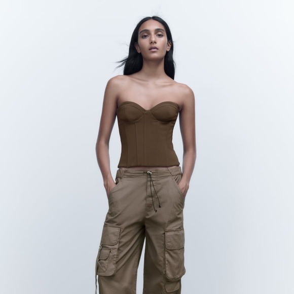 Zara Tops - CORSET TOP